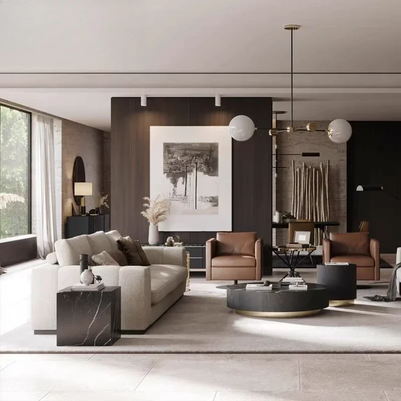 Postmodern Italian style fabric sofa