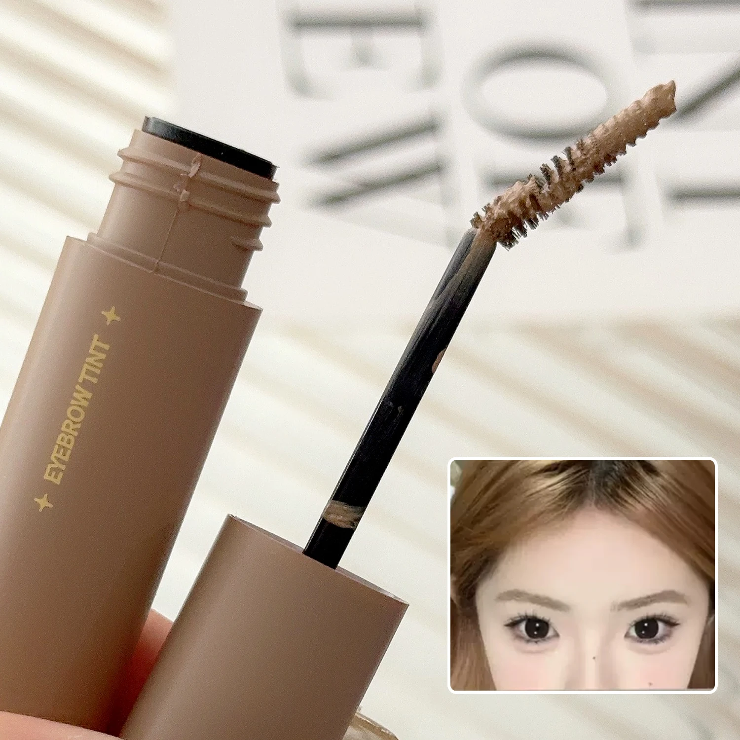 Natural fosco sobrancelha tintura gel matiz à prova dwaterproof água duradoura secagem rápida tingimento sobrancelha tatuagem matizado creme sobrancelha realçador maquiagem cosméticos