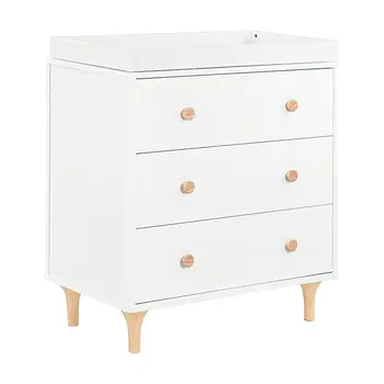 Babyletto Lolly 3-Commode MELChanger avec PerfecProxy Escalin Blanc et Naturel, Greenguard Gold ignorez