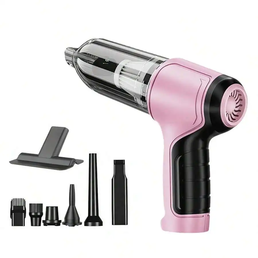 Portable Wireless Vacuum Cleaner, High Suction Handheld Car Vacuum, With Washable Filter, For Car And Home Use, Can Suck Dust, D