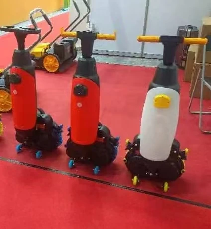Small Electric Floor Scrubber Commercial Cheap Floor Cleaning Scrubber Double Brush Floor Scrubber