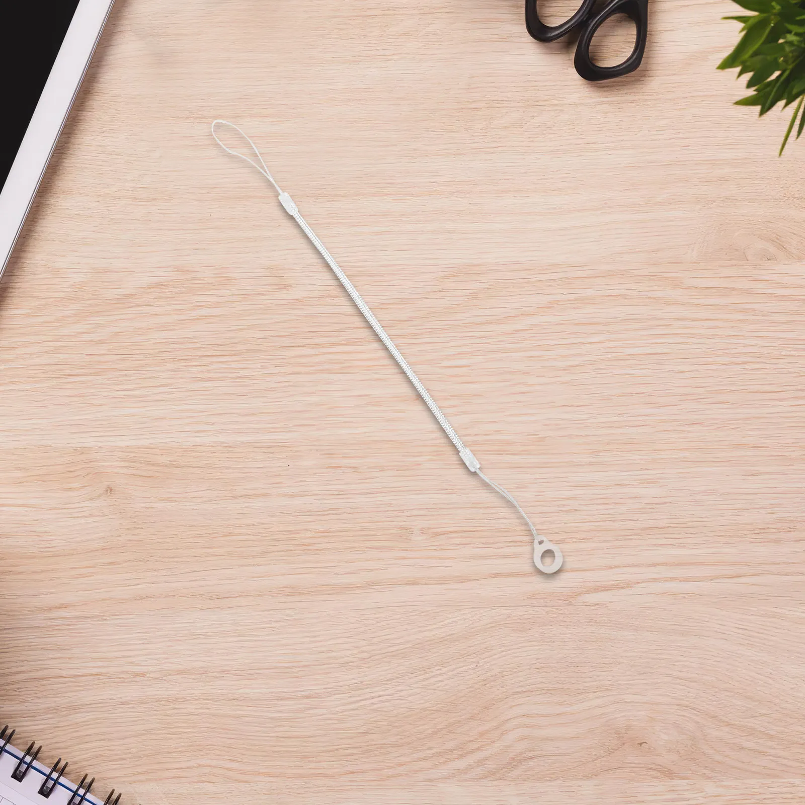 10Pcs Anti-Lost Pen Lanyard Retractable Silicone Elastic Tether Cord Signature Stylus Strap Office School Bank Use