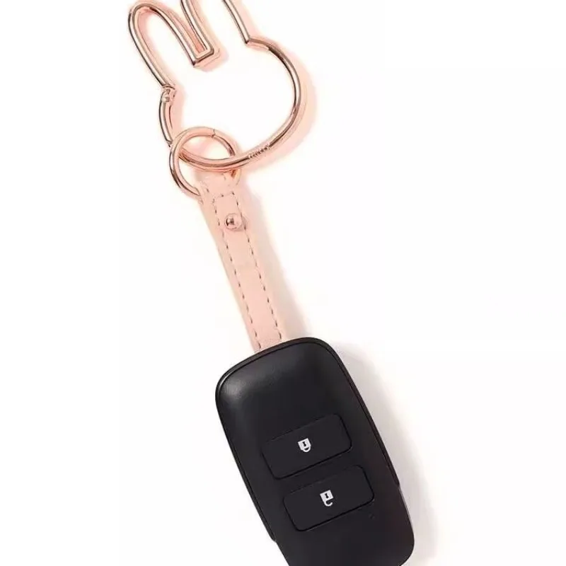 Gantungan Kunci Miffy Gantungan Kunci Kepala Kelinci Kartun Kawaii untuk Tas Telepon Mobil Uniseks Hadiah Lucu untuk Hadiah Ulang Tahun Natal untuk Remaja