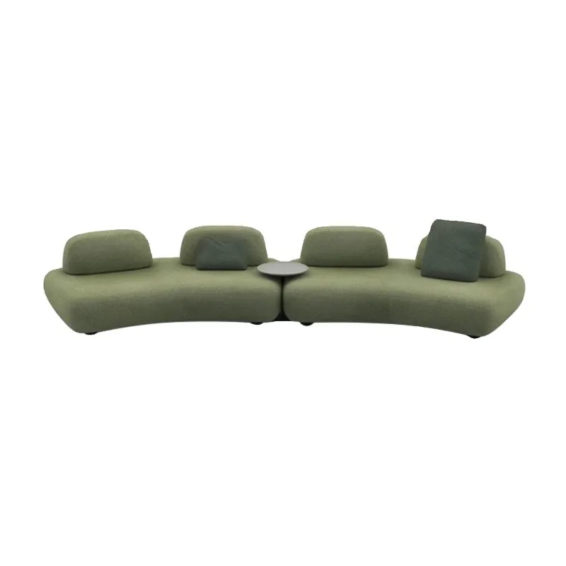 Island sofa Italian bed and breakfast large flat floor module combination special-shaped cloth sofa