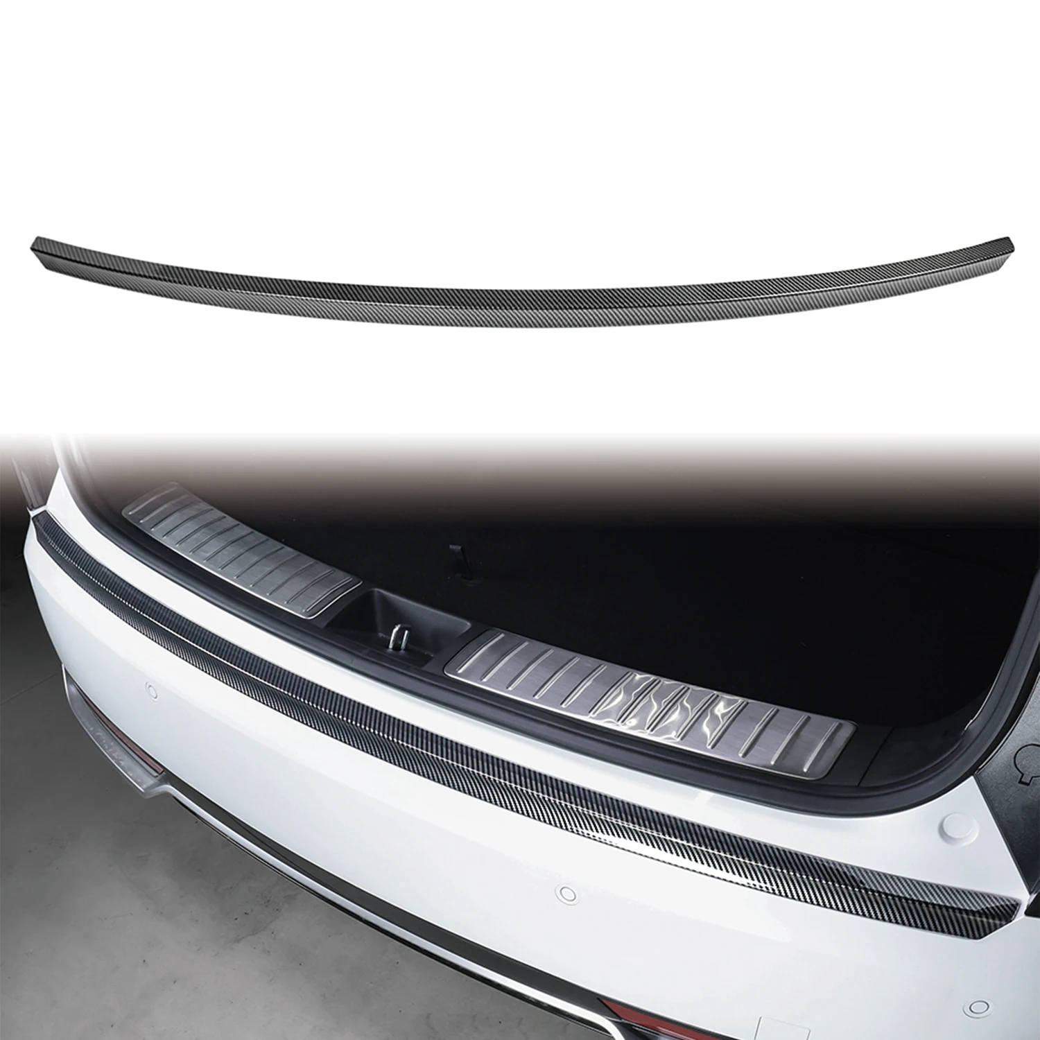 

For Hyundai Palisade LX3 2026 Steel Car Rear Trunk Outer Bumper Protector Guard Sill Plate Cover 1pc