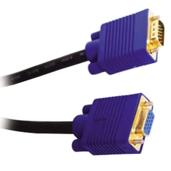 S-LINK SLX-121 15 PINOUTS MALE/FEMALE 1.8 METERS VGA EXTENSION CABLE