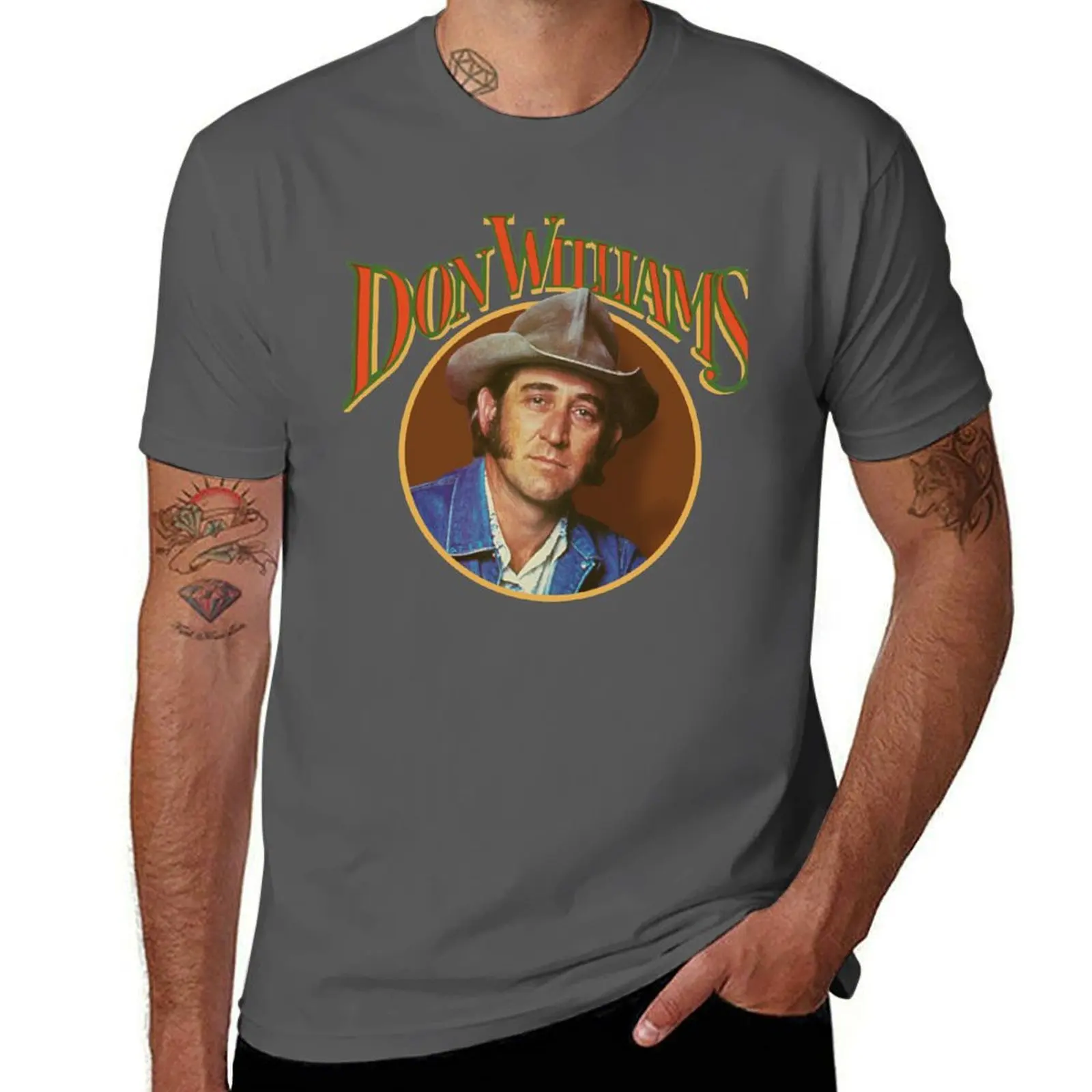 Don Williams ))(( Good Ole Country Boy Tribute T-Shirt Plus Size Non-Shrink T-Shirt
