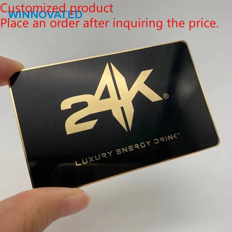 Customized product Warranty Custom Wedding Invitation Rose Visit Mirror Metal Card