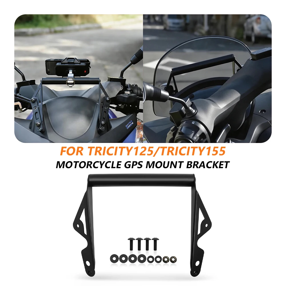 

Mobile Phone GPS Plate Bracket For Yamaha TRICITY 125 2014-2021 Tricity 155 2016-2021 Motorcycle Stand Holder Phone Support Kit
