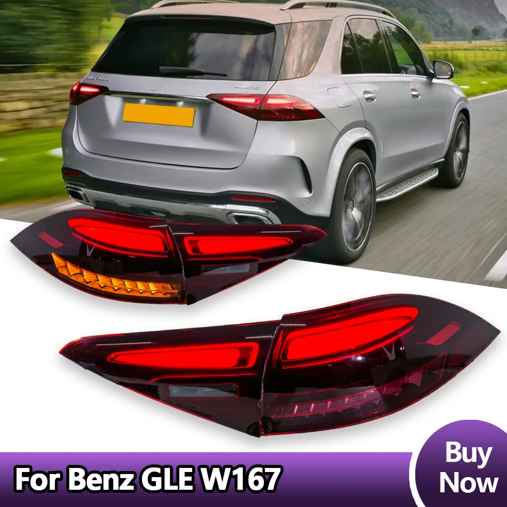 

Автомобильные фары для Benz GLE 2019-2023 W167 задний фонарь светодиодный проектор задний фонарь дневные ходовые огни автомобильные аксессуары