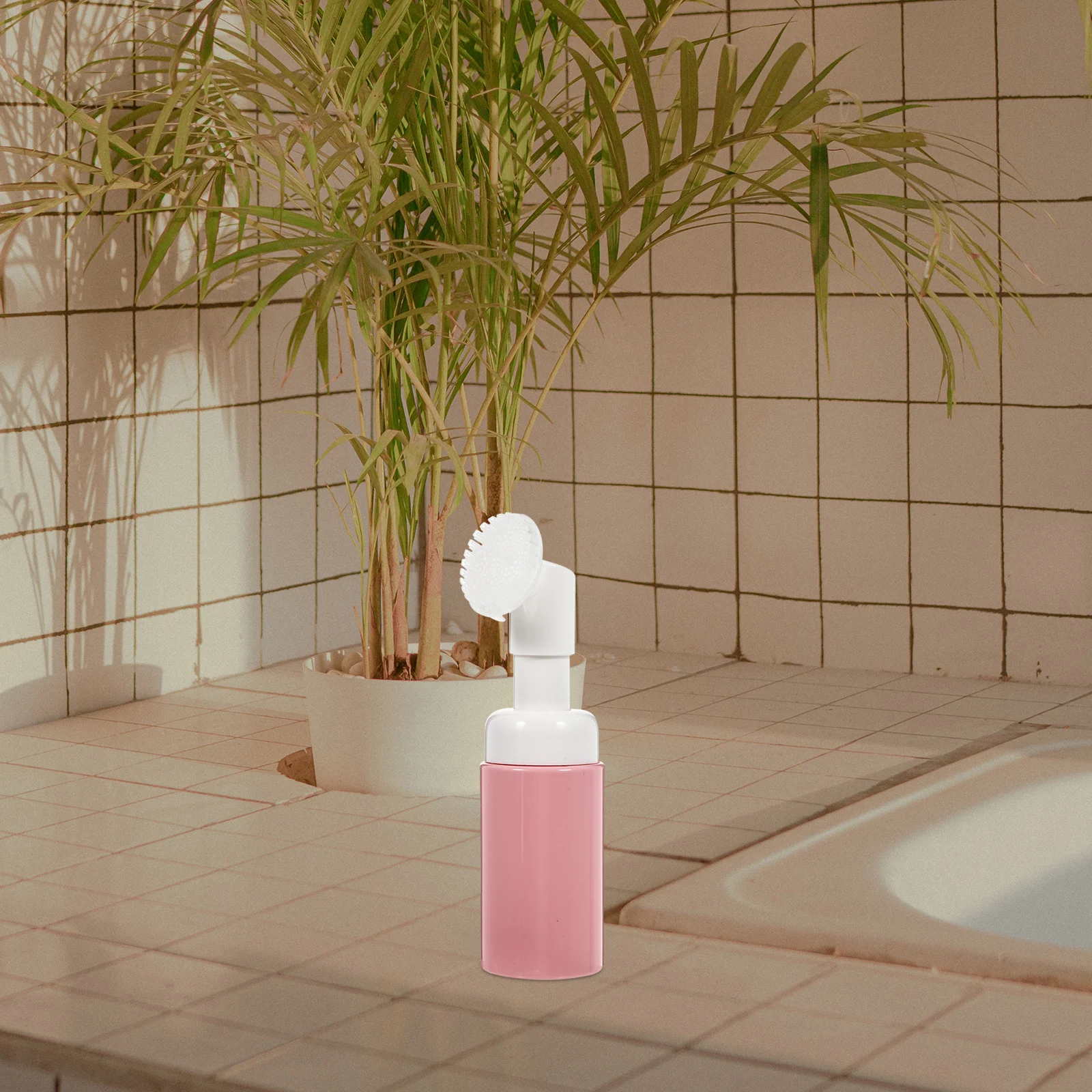 3Pcs 휴대용 포밍 병 브러시 헤드 디자인 다양한 색상 리필 가능 여행용 용기 포밍 병 서브 병