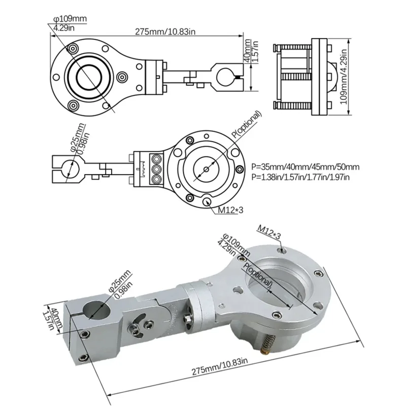 plasma accessories Anti-Collision Fixture  35/40/45/50MM With THC CNC plasma JYKB-100-DC24V-T3 For CNC Plasma Cutting