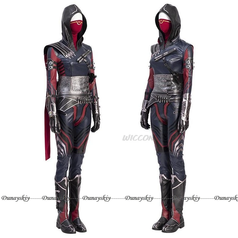 Apex ATIONS End Wraith Cosplay Costume pour femme, costume de batterie Zentai, combinaison imbibée, peau ménagmaléfique, personnalisé, Halloween