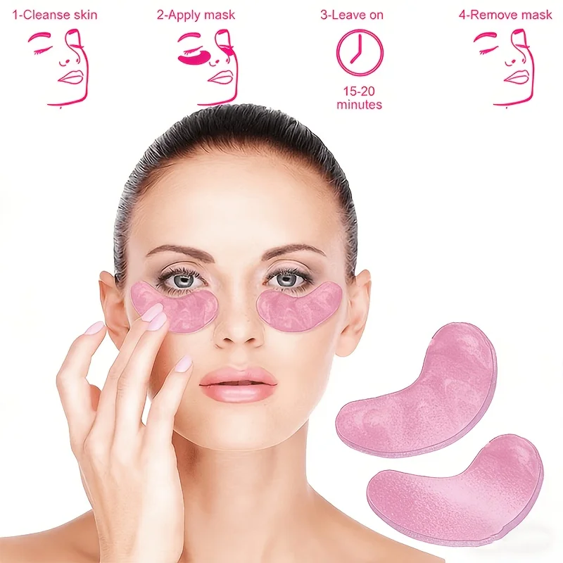 Eye mask moisturizes and moisturizes, crystal facial mask deeply nourishes and provides powerful nourishment. It is suitable for