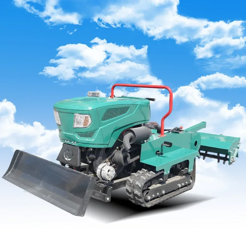 Agricultural seeding rotary tiller multi-functional water and drought dual-purpose micro-tiller