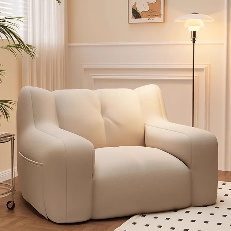 Recliner Individual Bean Bag Sofa Floor Single Reading Relaxing Sleeper Bean Bag Sofafy Puffs Asiento Furniture Living Room HDH