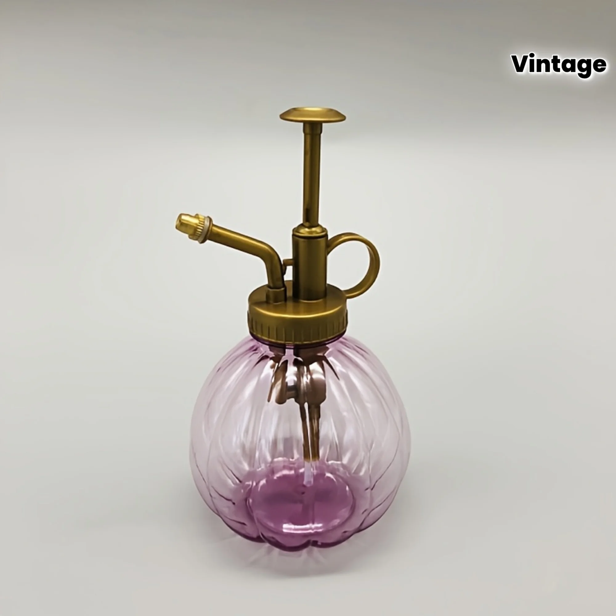 

Пластиковая бутылка-распылитель для полива суккулентов, маленькая винтажная лейка в форме тыквы.