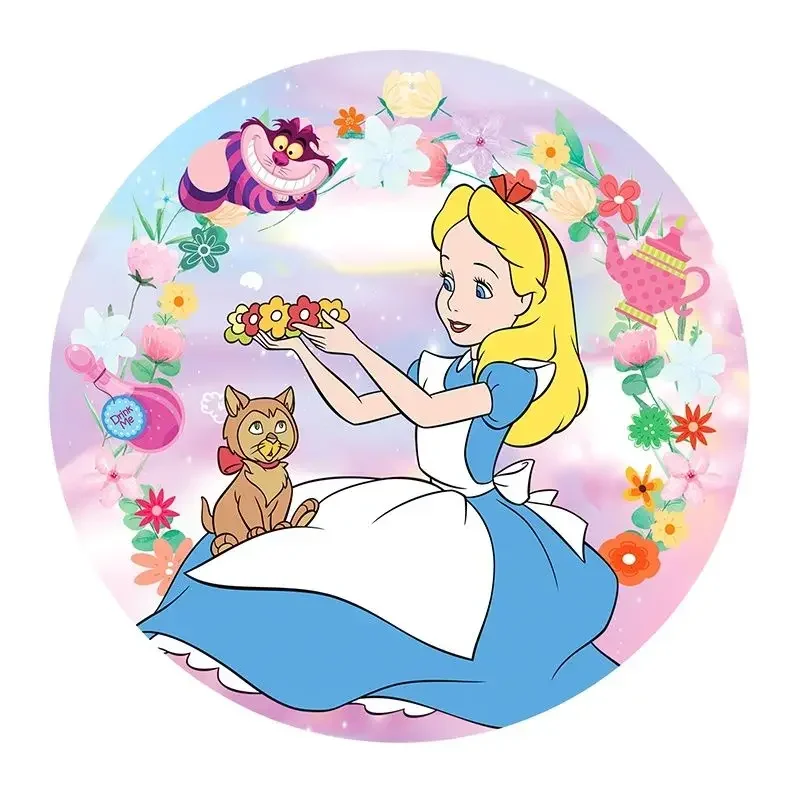 Alice In Wonderland Girls Birthday Party Disposable Tableware Paper Plates Cups Gender Reveal Decoration Tea Party Wedding Decor