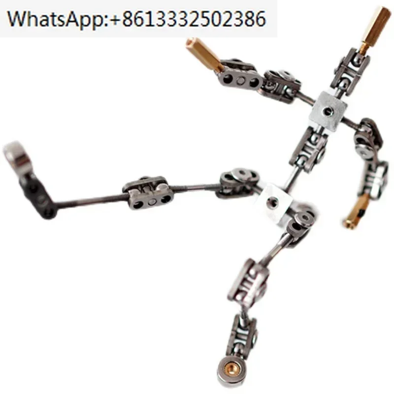 Stop motion workshop/stop motion animation character skeleton stainless steel bone DIY animation puppet wear-resistant