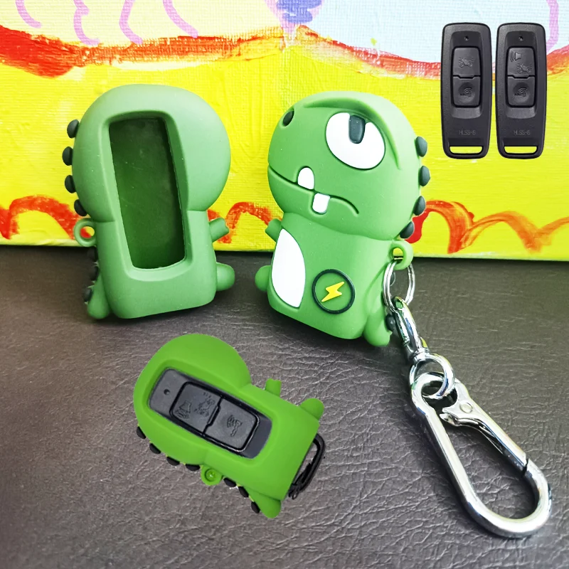 

Dinosaur Silicone for Honda PCX 160 125 PCX125 PCX160 VISION SH350 ADV 150 350 Motorcycle Remote Key Case Cover Fob Accessories