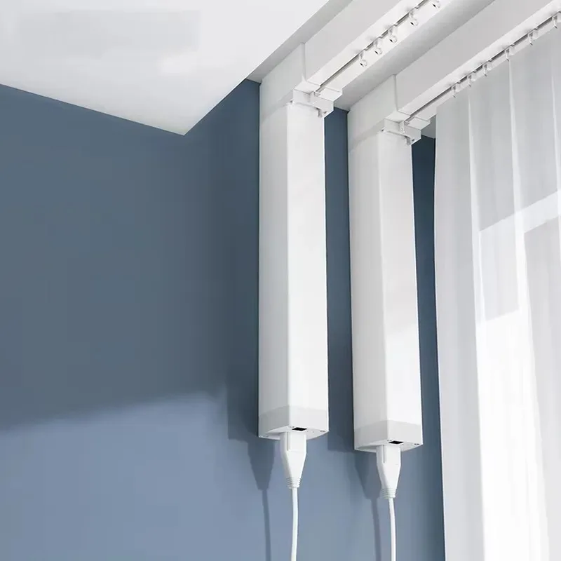 Hidden Aluminum Smart Bendable Double S Folding Electric Curtain Track Guide for Ceiling Radio Wave Control
