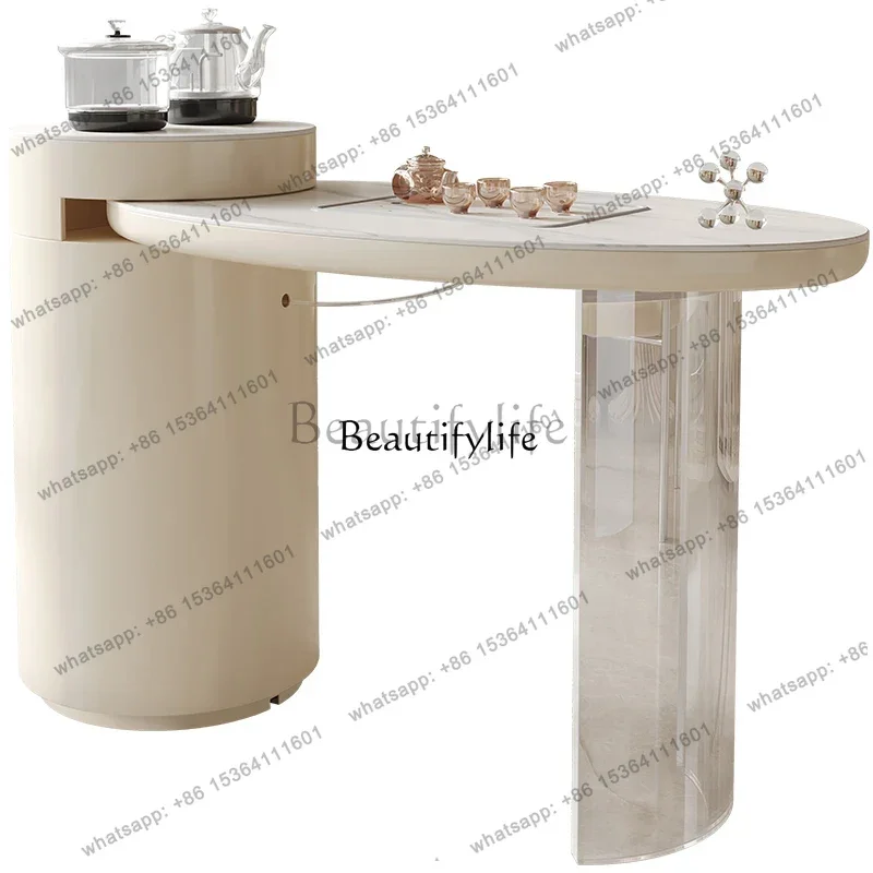 FGRock slab light luxury tea table Kung Fu modern simple tea table