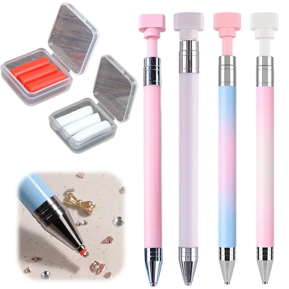 Rotary Diamond Wax Pen for Diamond Painting Nail Art - Multi-use Adhesive Tool Easy to Use Precise Adhesion Durable for Craft ﻿