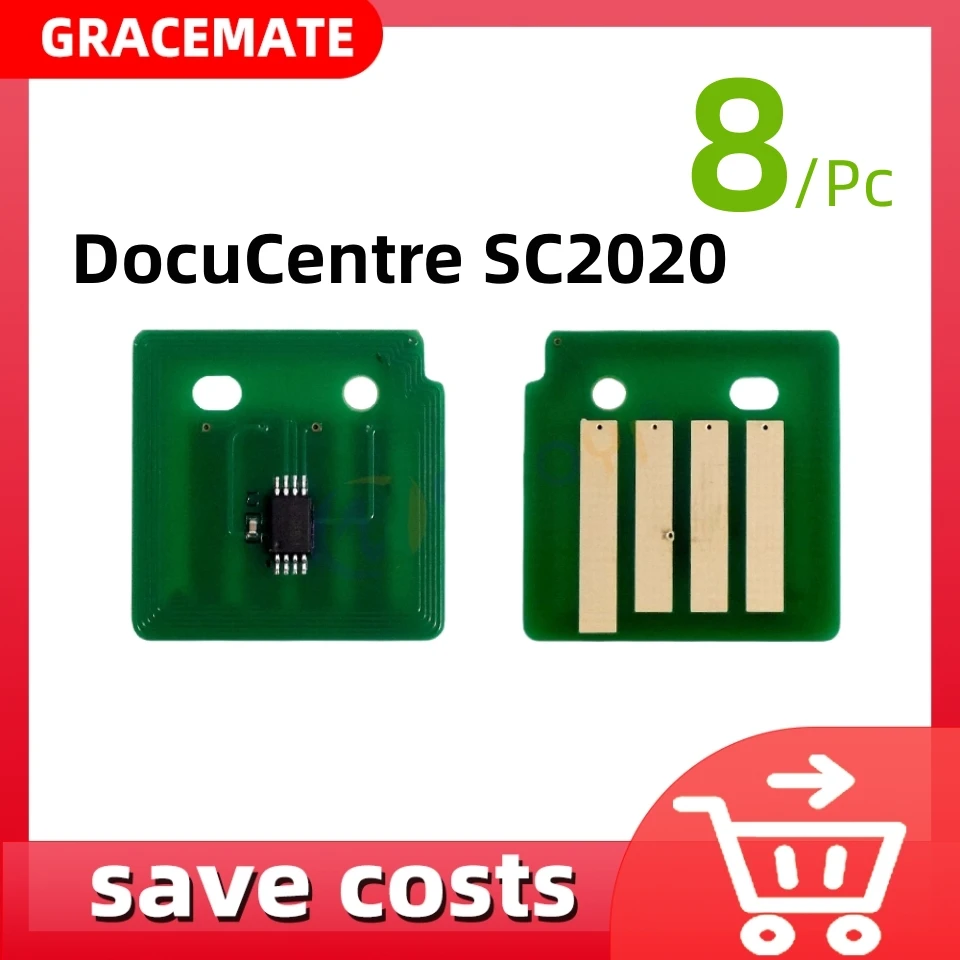 

8pcs Drum Cartridge Chip Compatible for Fuji Xerox DocuCentre SC2020 2020 013R00677 Imaging Unit 76K