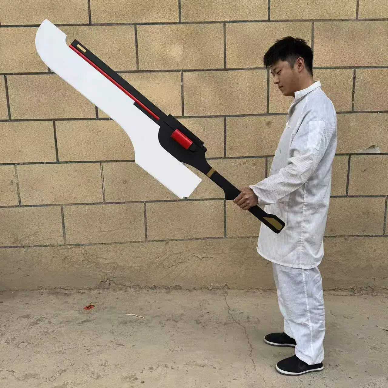 BLAZBLUE RAGNA The Bloodedge Cosplay Outfit Wooden Sword Weapons Halloween Christmas Fancy Party Costume Accessories Prop
