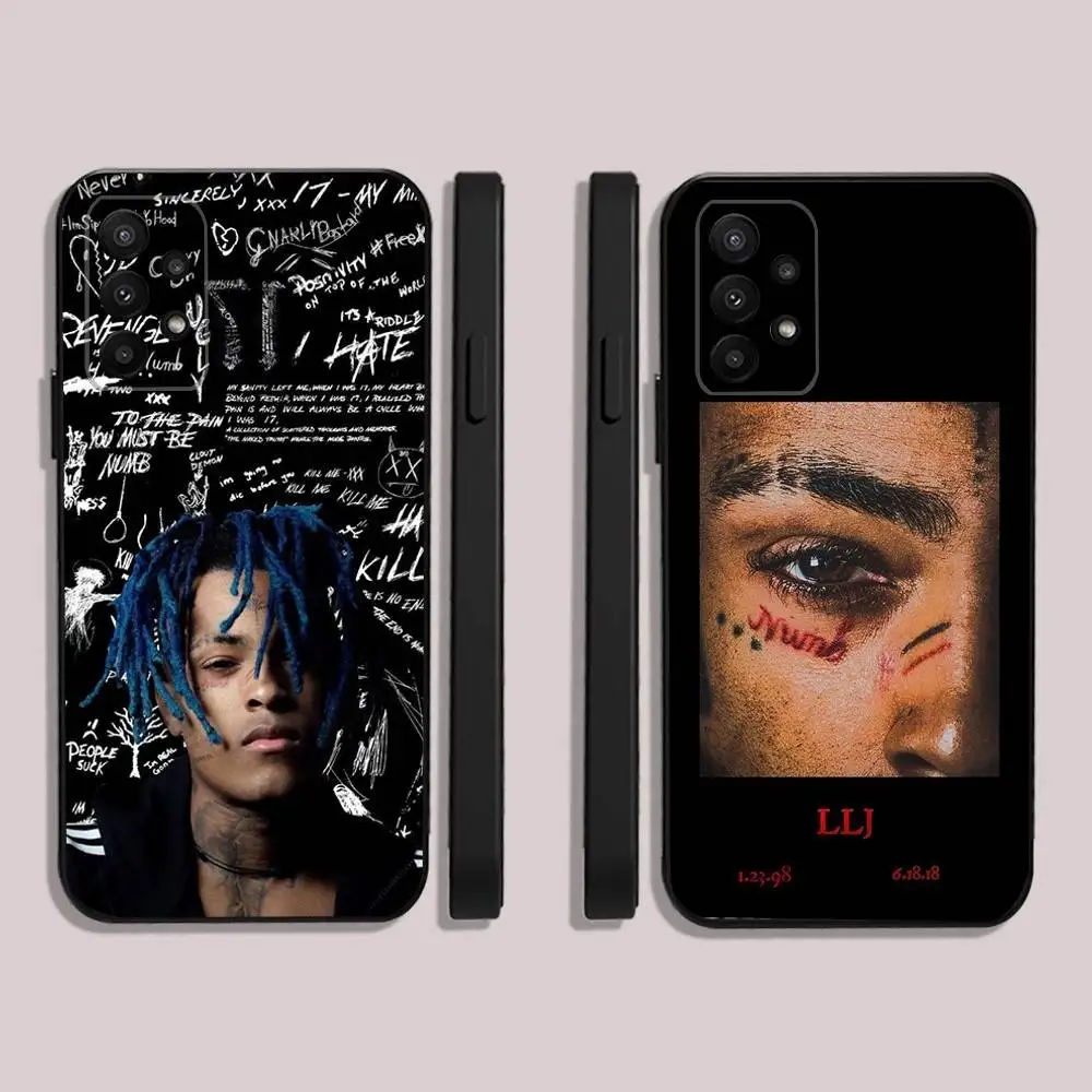 

X-Xxxtentacion Rapper 17 Phone Case For Samsung S25,23,22,30,24,10,9,Ultra,Plus,Lite,FE,5G Black Soft Case