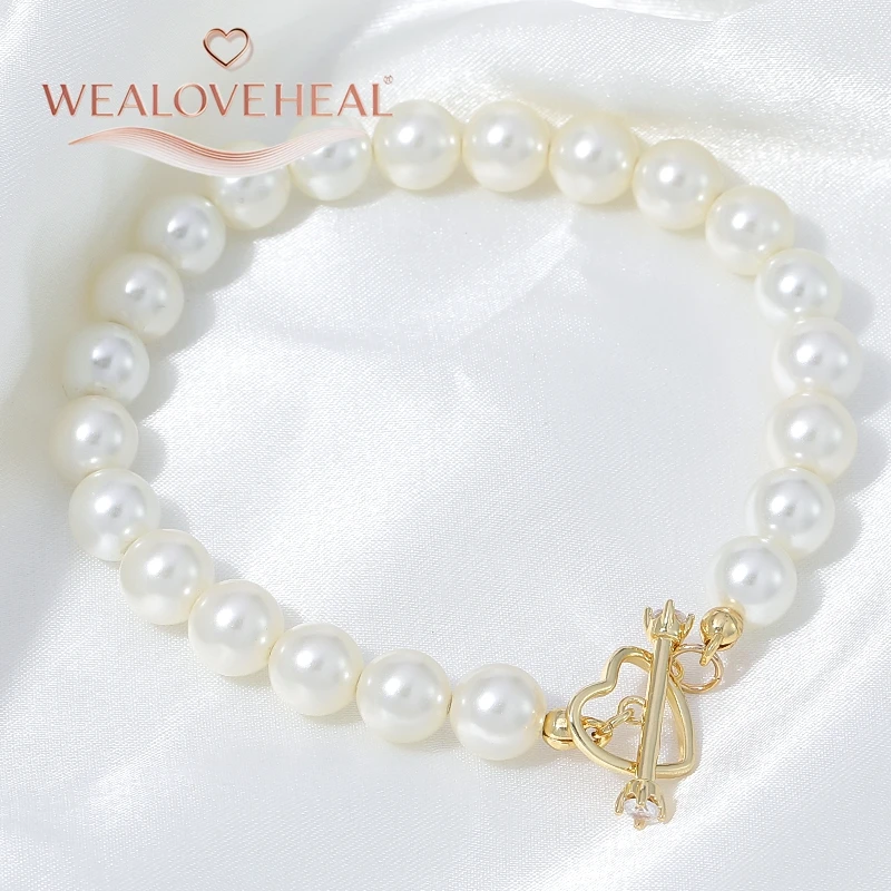 18K vergoldete Messing-Herz-OT-Knebelverschlüsse mit Zirkonia, Schmuckzubehör für DIY-Armband- und Halskettenherstellung. – Detail 19