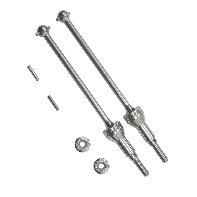 

2 Piece Metal Front Drive Shaft Front Universal Drive Shaft For HBX HAIBOXING 901 901A 903 903A 905 905A 1/12