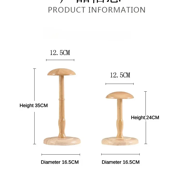 Tête de mannequin en métal professionnel T1 pour perruques et chapeaux, moule d'affichage de perruques recouvertes de tissu, chapeau en bois massif