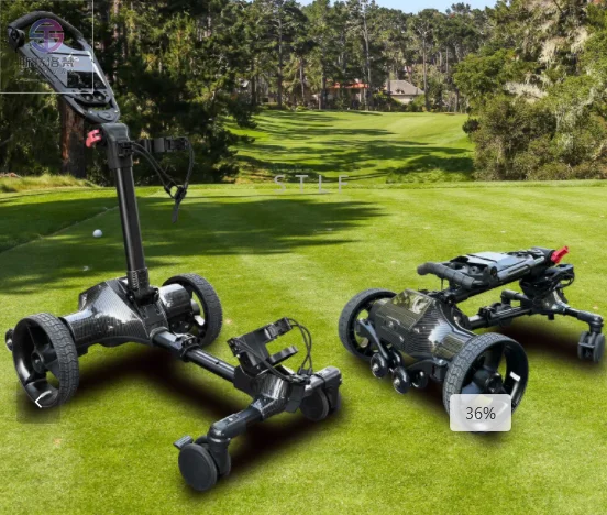 

Portable High Quality Electric Golf Caddies Battery Life Battery Weight Electric Golf Trolley for Golf Courses