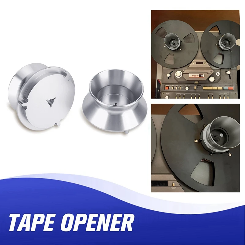 1 Pair 10 Inch Opener For Studer Revox Open Disc Aluminium Alloy NAB Hub Adapter Universal Loading Open-Disc Loading