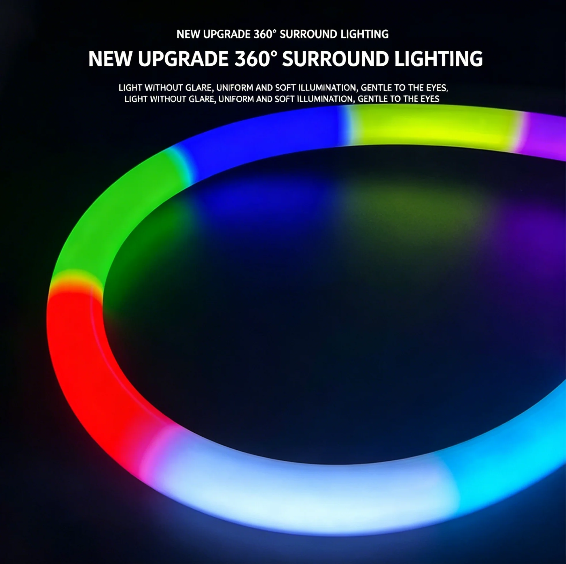 Black White Round RGB Neon Silicone Tube Diffuser Flexible Outdoor Waterproof IP67 Silica Gel Rope Strip Lamp for WS2812 WS2811