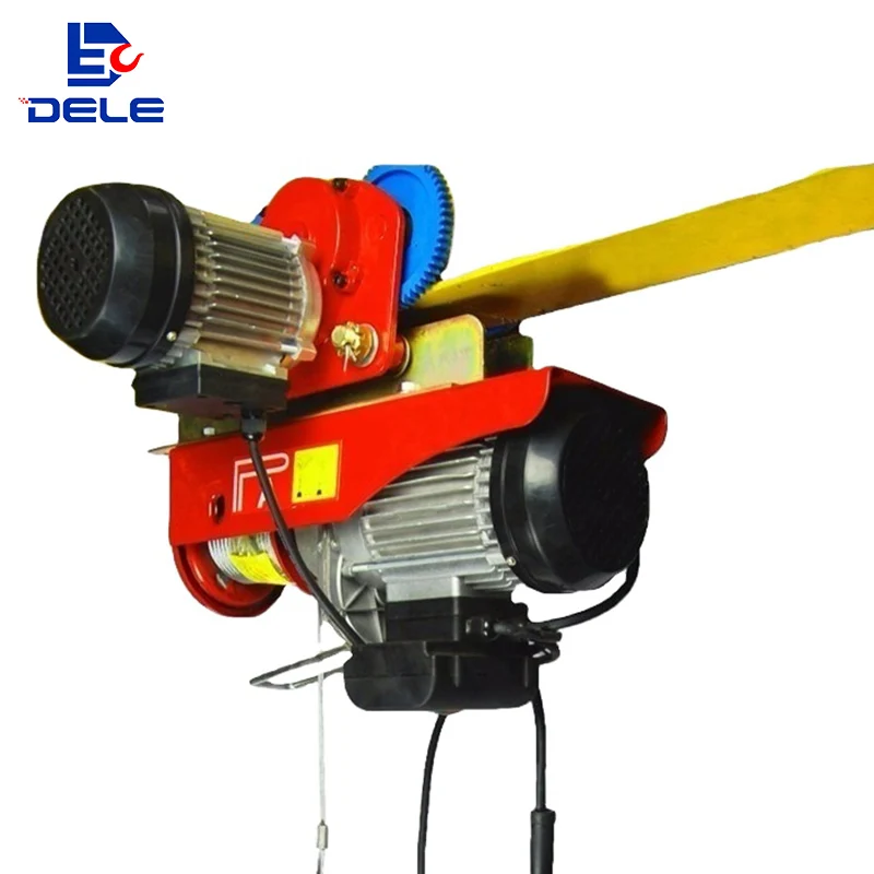 

300kg Steel Wire Rope Mini Electric Hoist Professional Lifting Equipment for Small Building Elevator Construction Work Pro