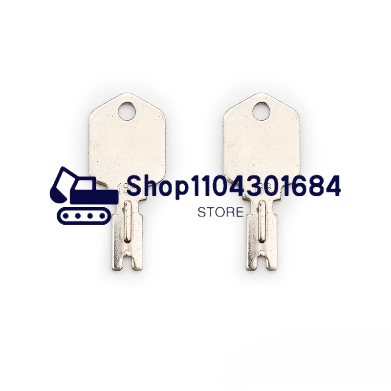 2PC 166 186304 Forklift Key for Clark Yale Hyster Gradall Gehl Crown 7738-4578 91033317 A214062 5133504