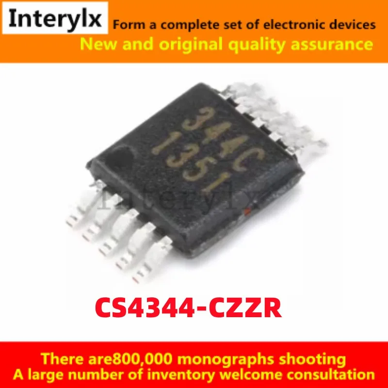 10Pcs/Lot patch CS4344-CZZR CS4344-CZZ CS4344 344C Digital-to-Analog Conversion 24BIT 192KHZ Audio D/A Converter TSSOP10