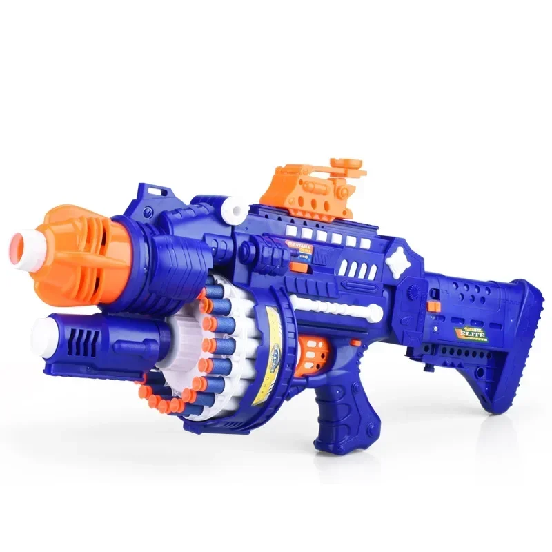 Giocattoli Cool Nerfs Gun bambini lancio continuo elettrico pistola giocattolo elettrica pistola Bb armi da fuoco militari serie Soft Bullet Gun