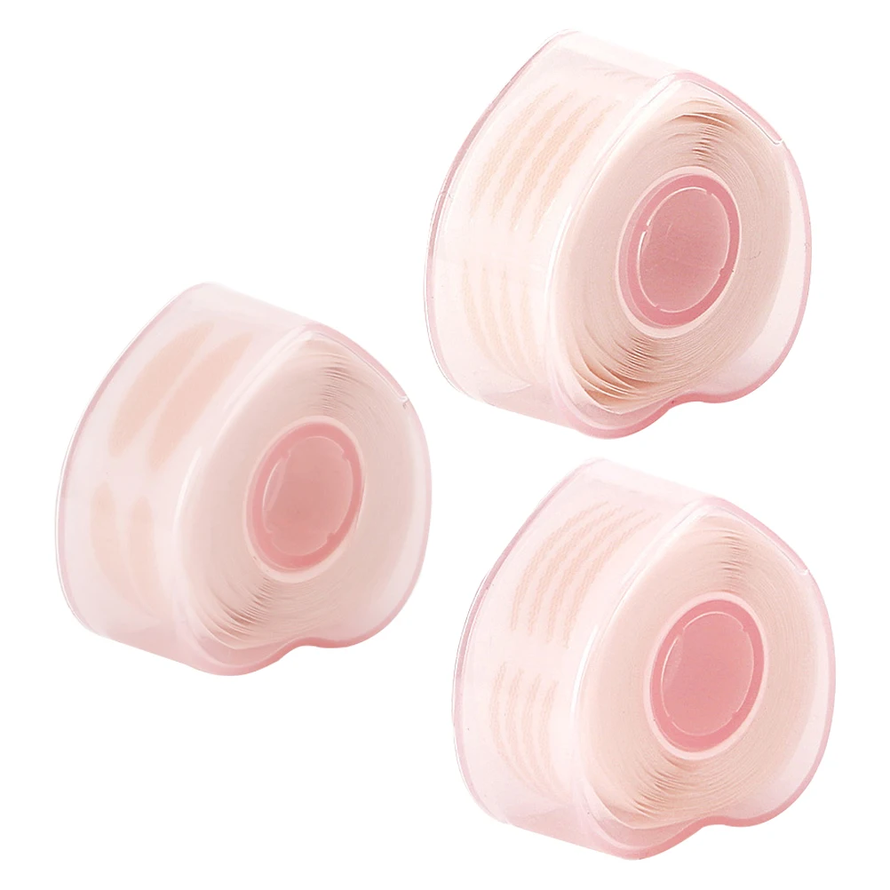 

3 Rolls Double Eyelid Sticker Natural Pink Lace Makeup Tool Eyelid Sticker Stickers Tape eyelidtool eyelidadhesive