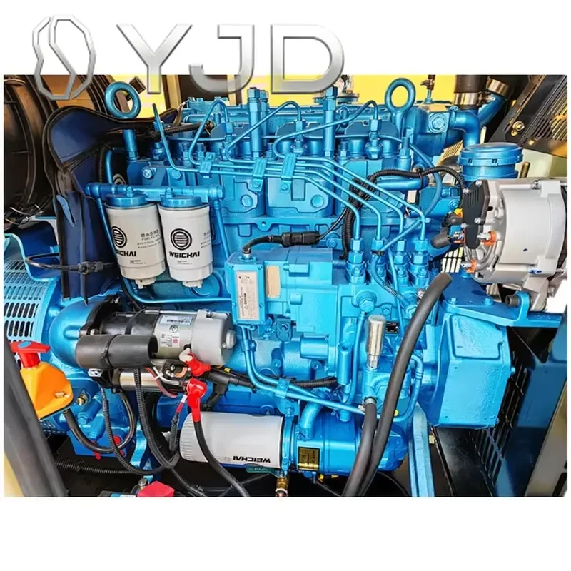 YJD Silent Diesel Genset 20-50kW 3 Phase Water Cooling ATS High Efficiency Container Type Generator