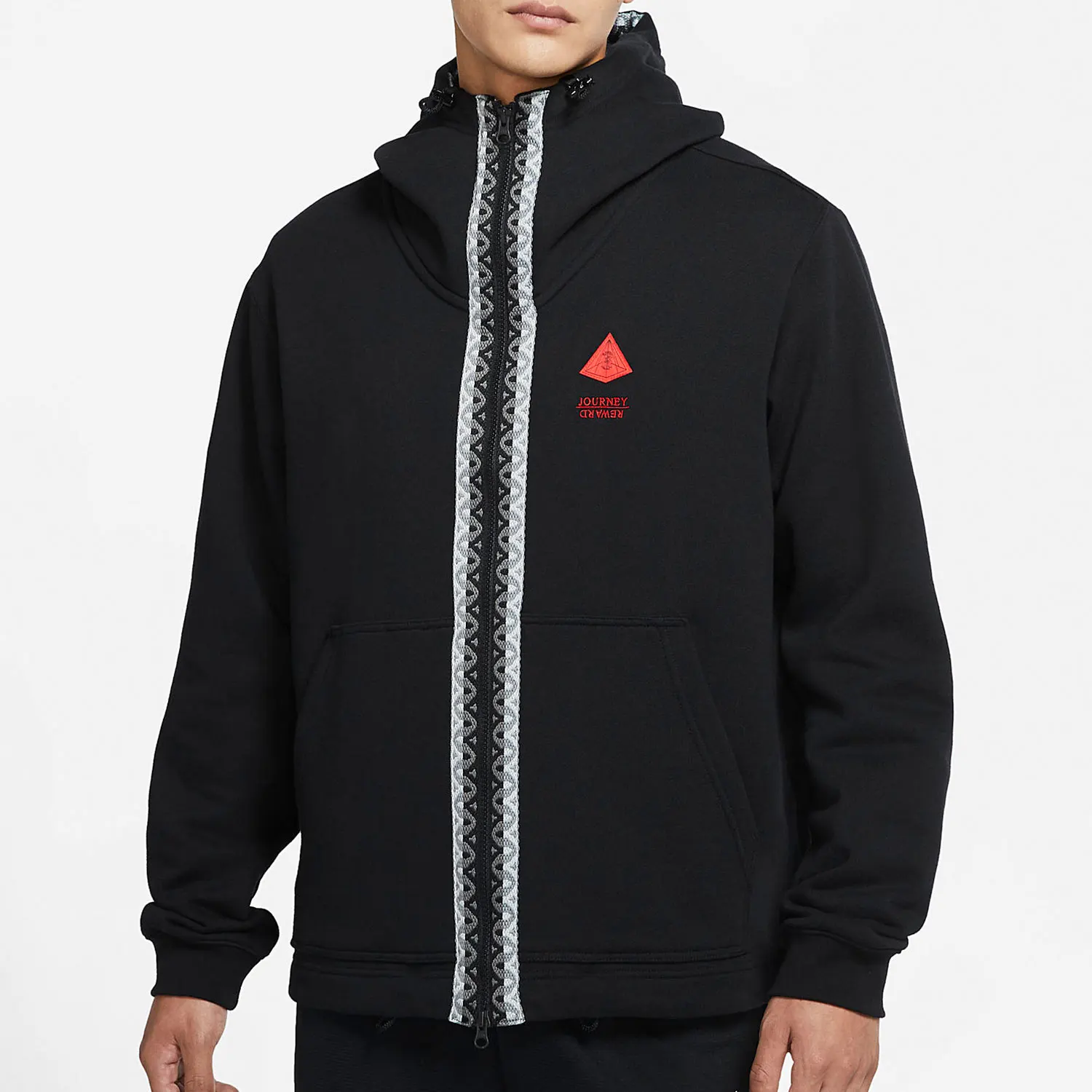 

Nike Authentic Men's Fleece Hooded Comfortable Basketball Sports Jacket DA6690-010