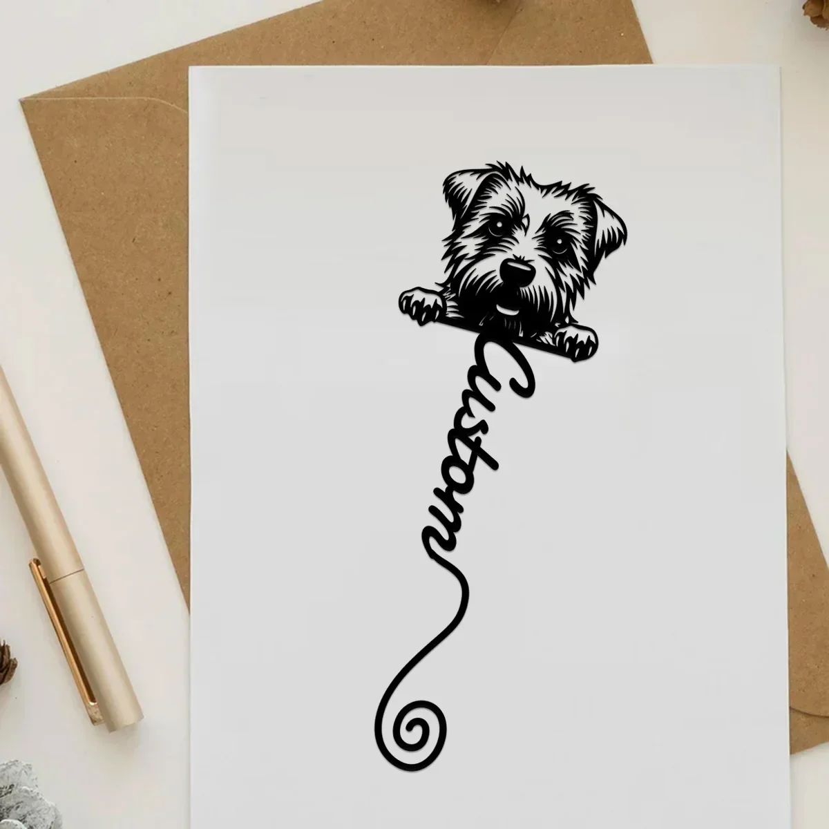 Custom Norfolk Terrier Bookmark, Designed with Love for Bibliophiles.Gift for Teachers, Back To School,and A Hit with Dog Lovers