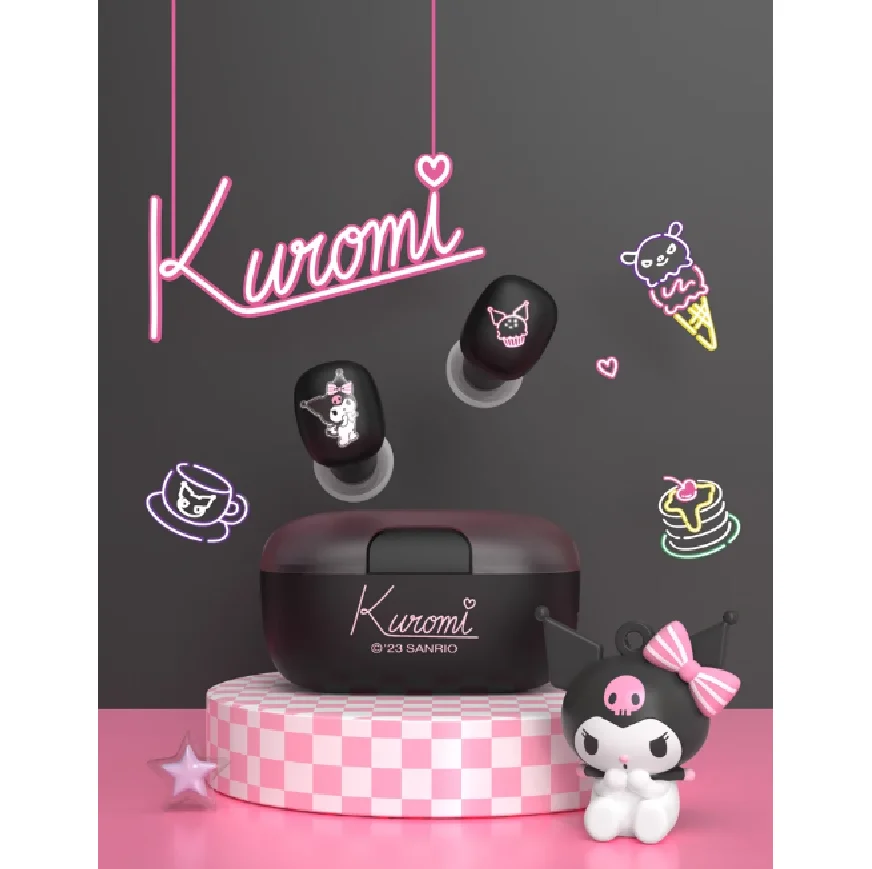 Sanrio Kuromi-Auriculares Bluetooth Cinnamoroll Melody True Wireless, Pochacco Sport Gifts Touch Control Game Earphones