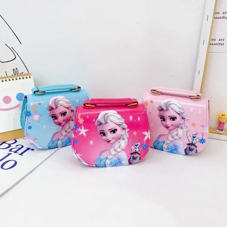 Disney Cartoon Frozen 2 Original Shoulder Bags Princess Elsa Anna Cute Printing Messenger Bag Kids Girls Fashion Handbag Gifts