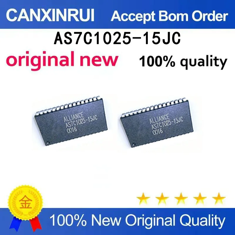 (5-100 PCS) New stock AS7C1025-15JC SOJ-32