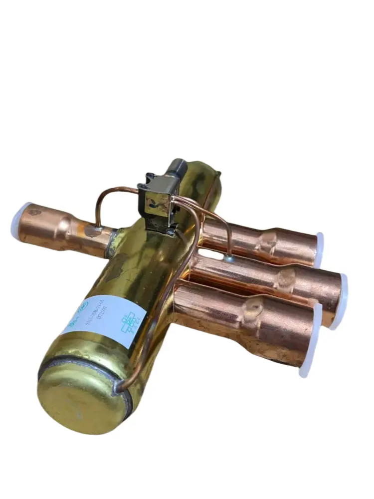 تشجيانغ Sanhua مكيف الهواء صمام تحويل رباعي الاتجاه SHF-35B-79 12P-15HP مضخة الحرارة صمام تحويل رباعي الاتجاهات