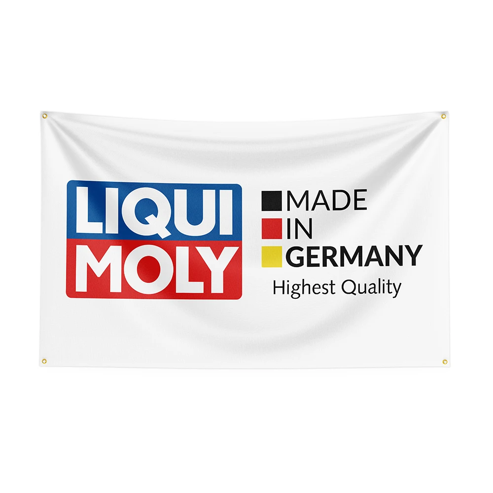 90x150cm Liqui Moly Flag Polyester Printed Oil Banner For Decor