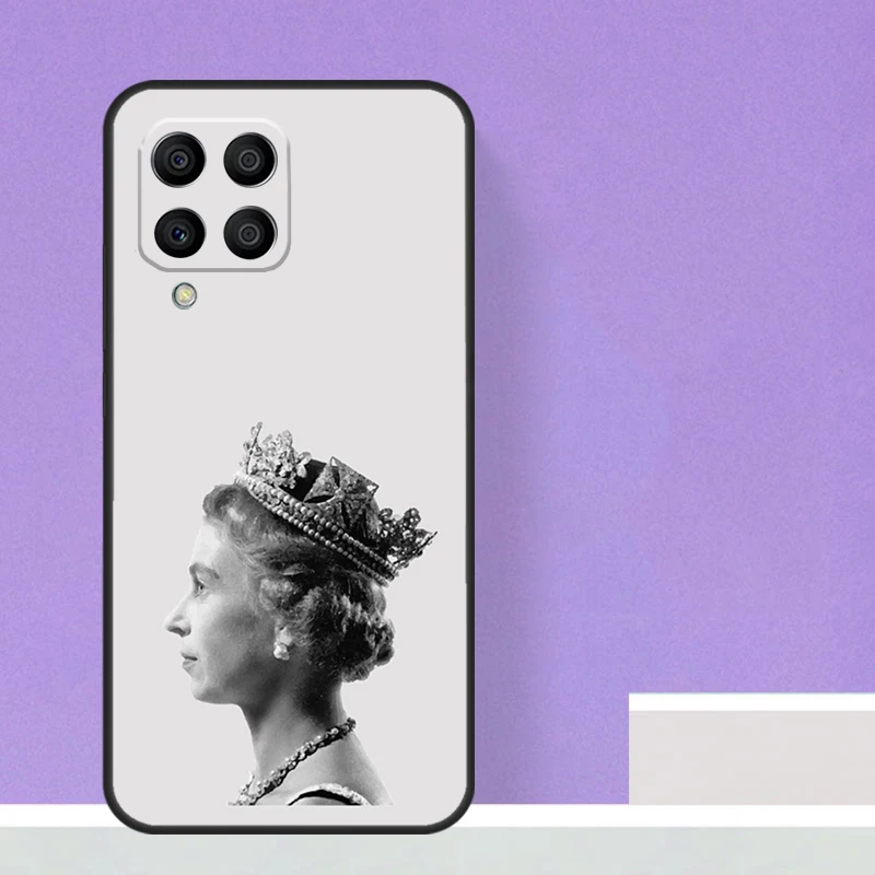 Inghilterra regina Elizabeth II per Samsung Galaxy M21 M51 M12 M32 M52 M13 M23 M33 M53 M34 M54 M30s M31s M15 M55 M20 Case